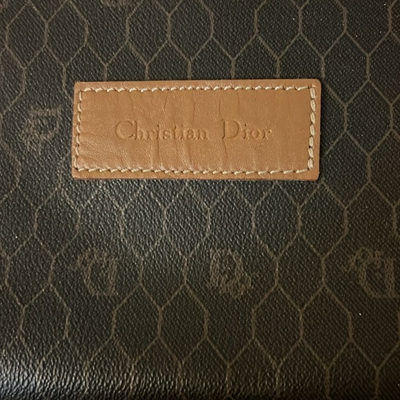 Vintage Christian Dior black honeycomb weekend duffle bag - Picture 2 of 13